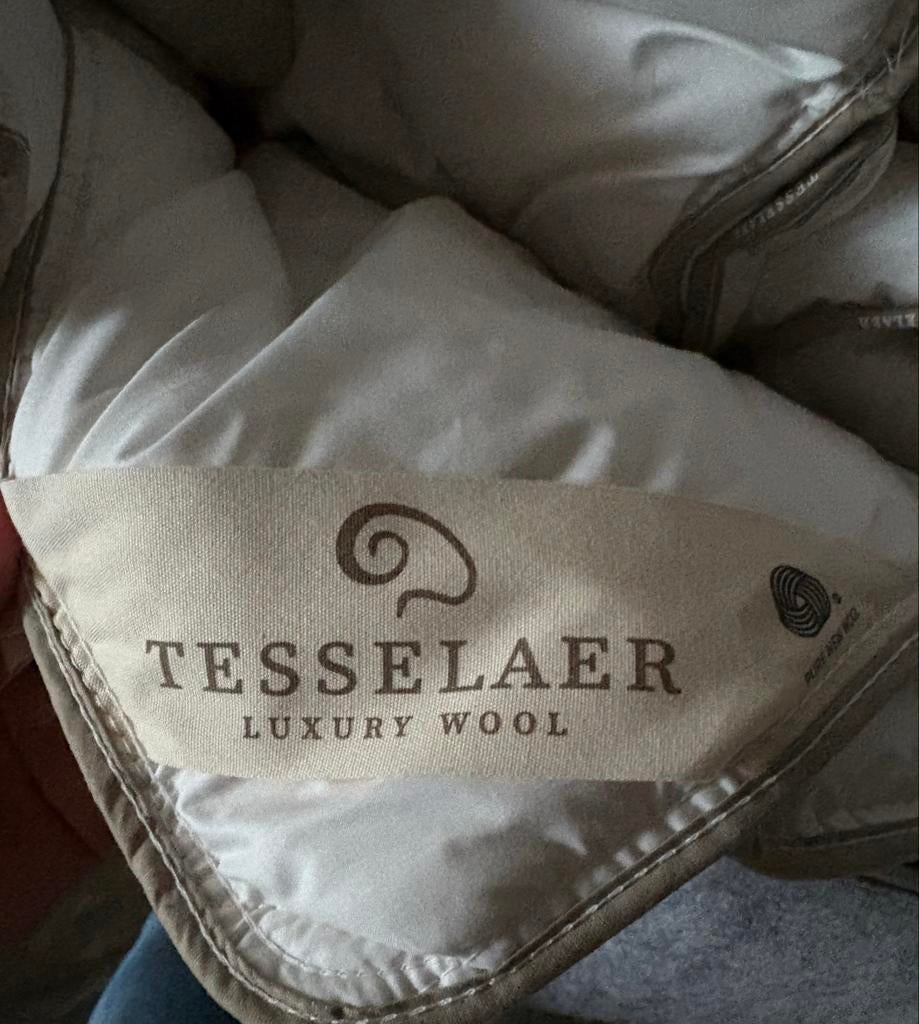 Tesselaer 4 Seizoenen Dekbed - Luxe Wol, Ophalen, Eenpersoons, Wit, Deken of Dekbed