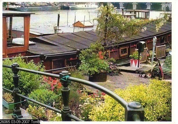 Ansichtkaart	Amsterdam	woonboten, Verzenden, 1980 tot heden, Gelopen, Noord-Holland