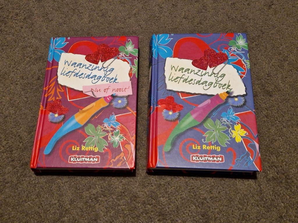 Liz Rettig - Waanzinnig Liefdesdagboek - 2 Boeken, Liz Rettig, Ophalen of Verzenden, Zo goed als nieuw, Fictie