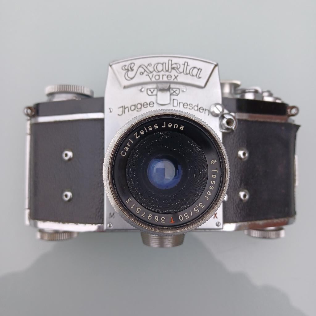 Exakta Varex VX camera met Tessar 3.5/50mm lens, Audio, Tv en Foto, Fotocamera's Analoog, Ophalen of Verzenden, Gebruikt, Spiegelreflex