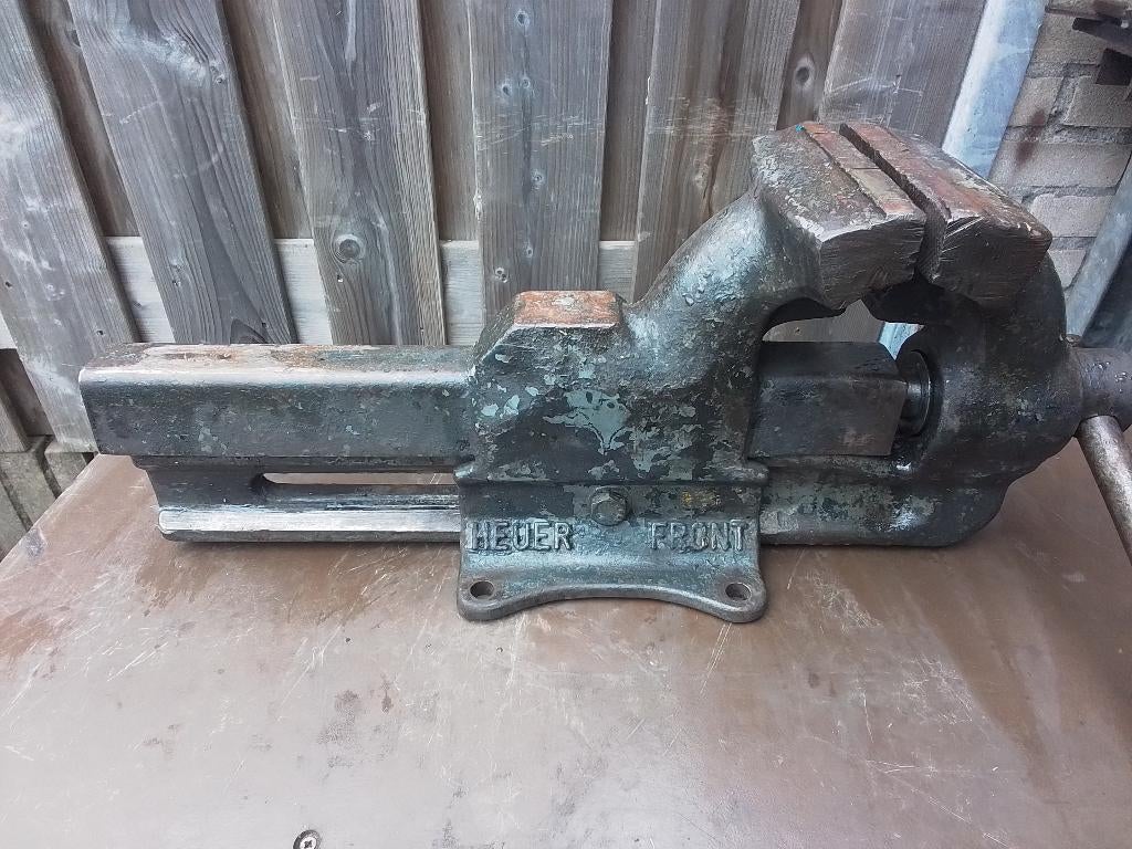 Bankschroef heuer 150, Ophalen, Gebruikt, Minder dan 70 cm, Bankschroef