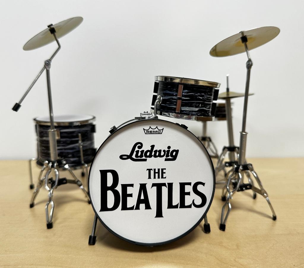 The Beatles Ludwig miniatuur drumstel decoratie drum, Info@deconoord.nl, Deco Noord, Nieuw, Ophalen of Verzenden