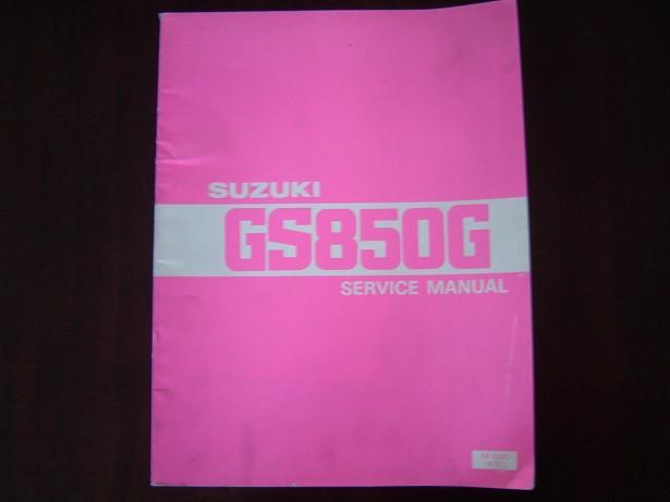 Suzuki GS850G 1979 motorcycle service manual GS850 G, Ophalen of Verzenden, Suzuki