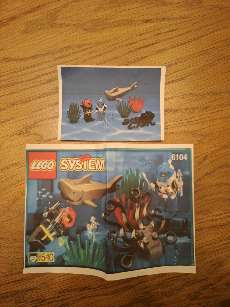Lego Aquazone Aquacessories 6104 (1996), Ophalen of Verzenden, Zo goed als nieuw, Complete set, Lego