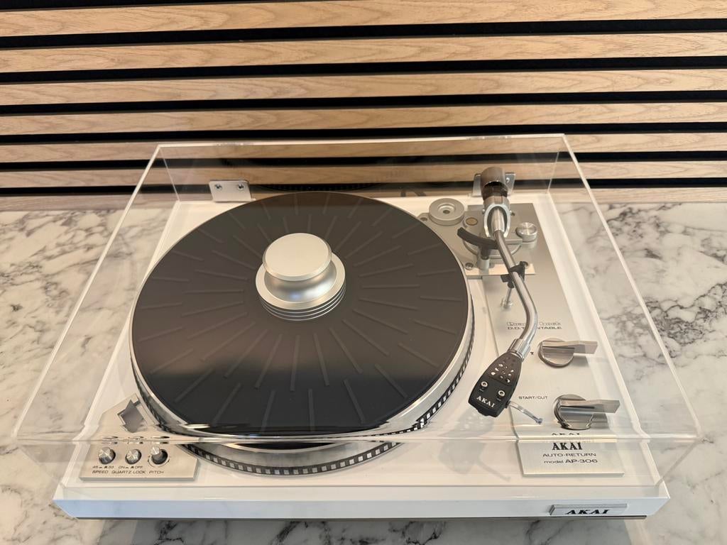 Akai AP-306, VAB-Editie, nieuwstaat, 1 jaar garantie, Ophalen, Contact@vintageaudiobreda.nl, Pitch-regelaar, Zo goed als nieuw