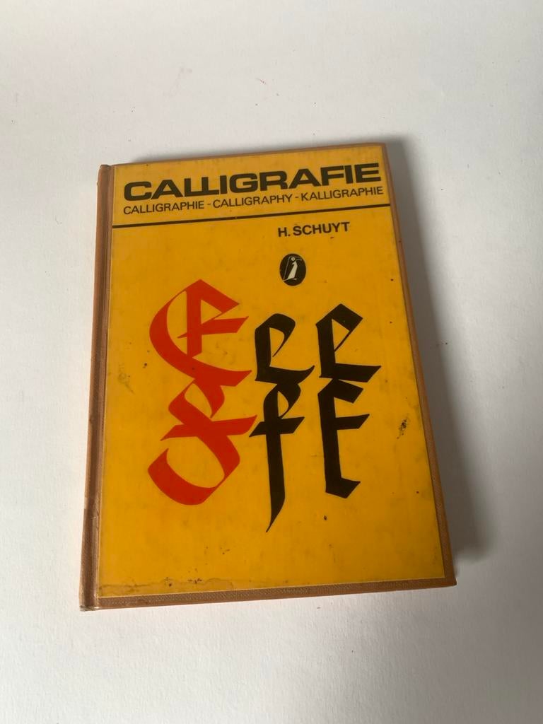 Boekje Calligrafie H. Schuyt - kalligrafie kalligraferen