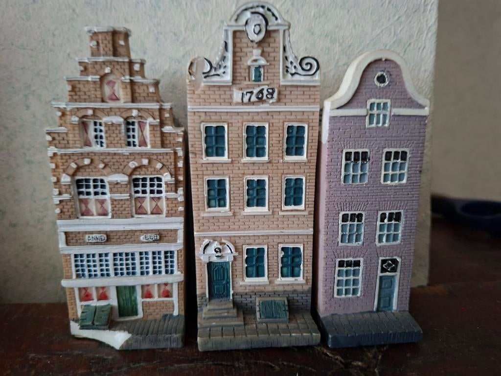 Oude grachtenpandjes. Originele Blokker grachten huisjes., Ophalen of Verzenden