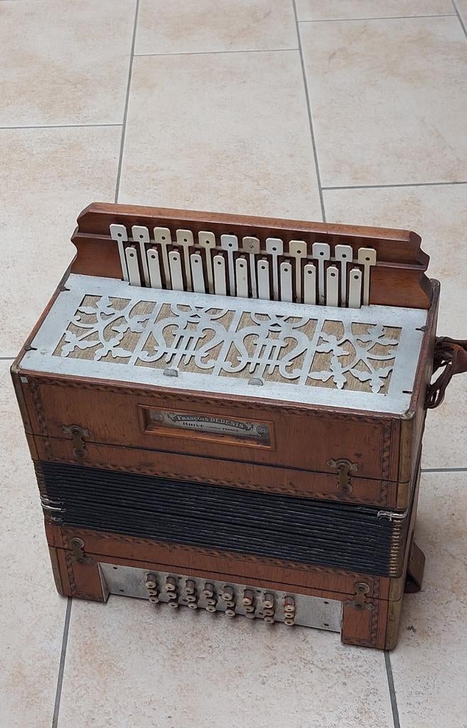 Diatonische accordeon François DEDENIS, Ophalen of Verzenden, Gebruikt, Overige merken