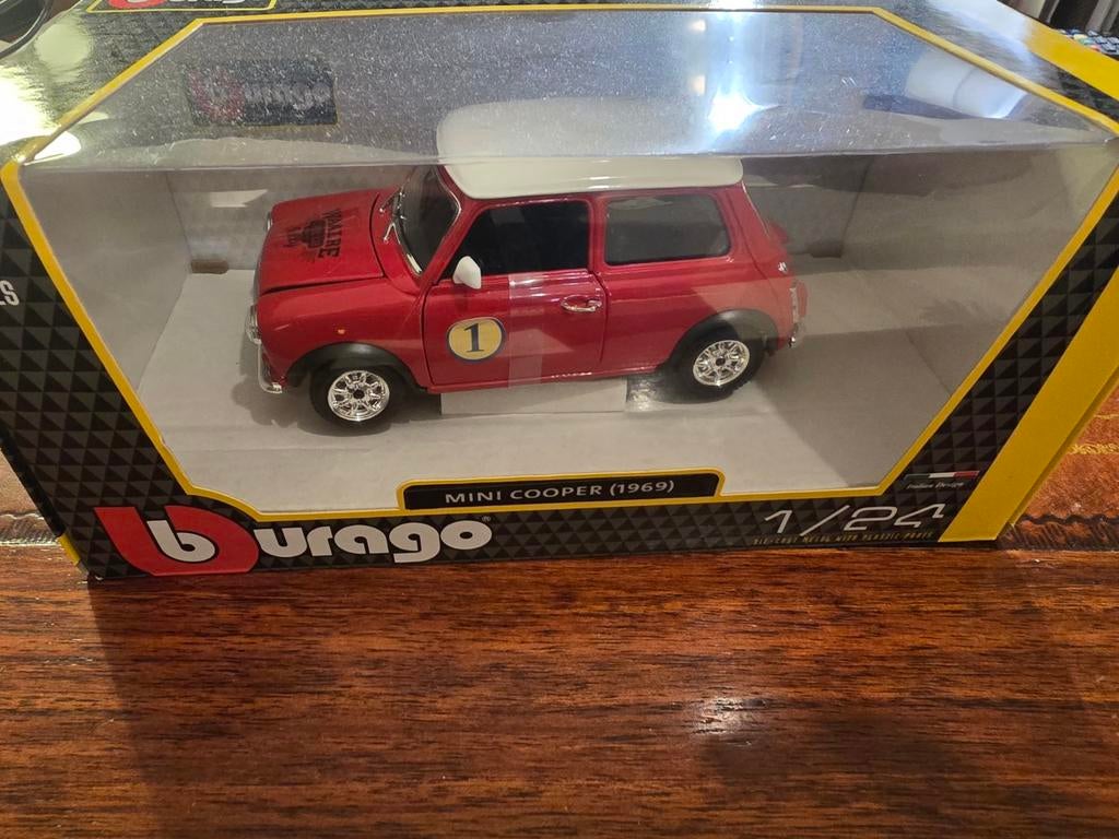 BBURAGO automodel Mini Cooper, Ophalen, Zo goed als nieuw, Bburago