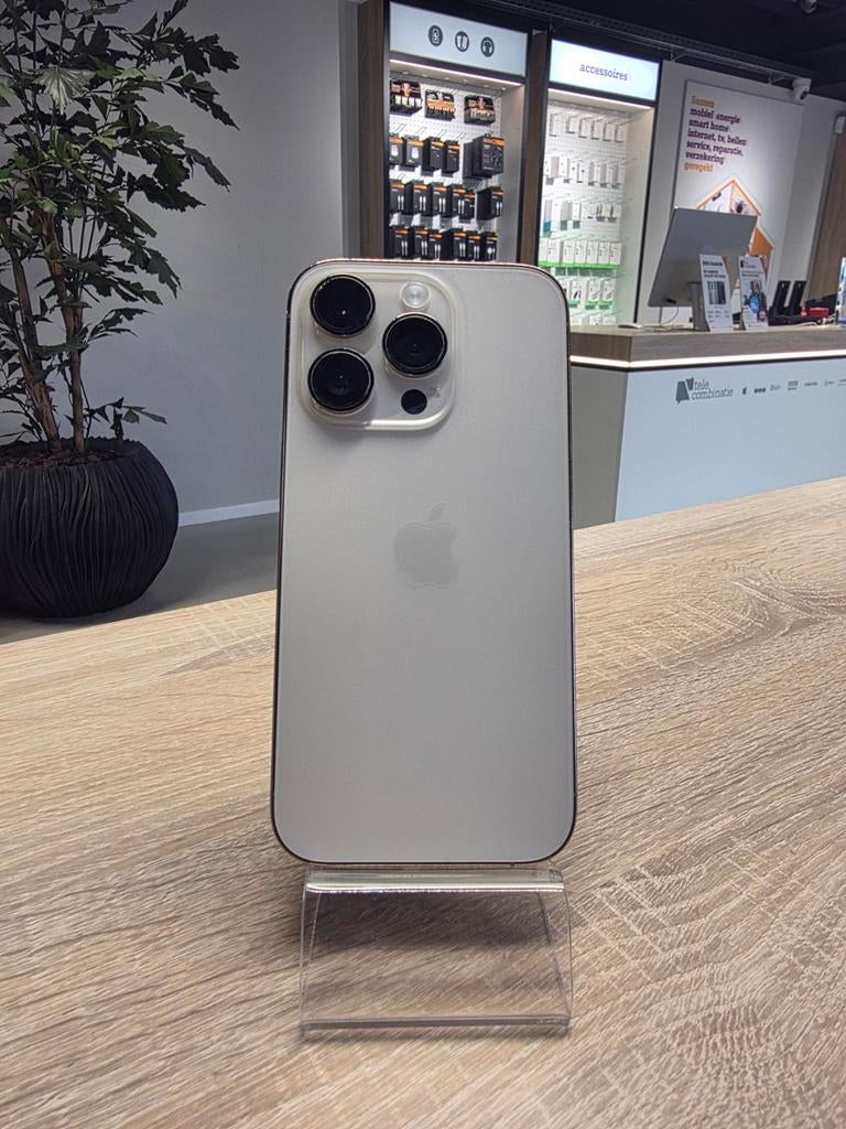 Apple iPhone 14 Pro 256GB Goud Batterij 100% 2 jaar garantie, 256 GB, IPhone 14 Pro, Refurbished, Ophalen of Verzenden
