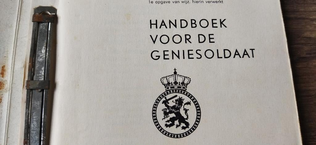 Handboek voor de Genie soldaat, Landmacht, 1945 tot heden, Ophalen, Onbekend