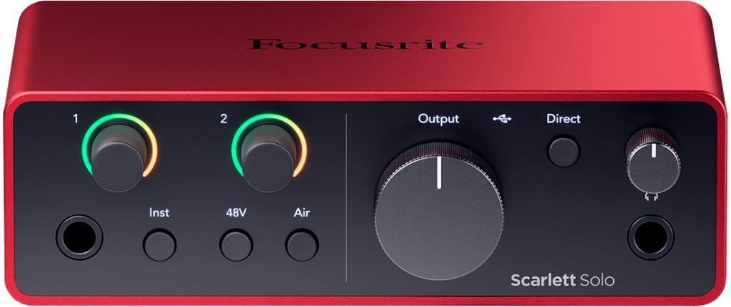 Focusrite Scarlett Solo 4th gen audio interface, Extern, ., Nieuw, Ophalen of Verzenden