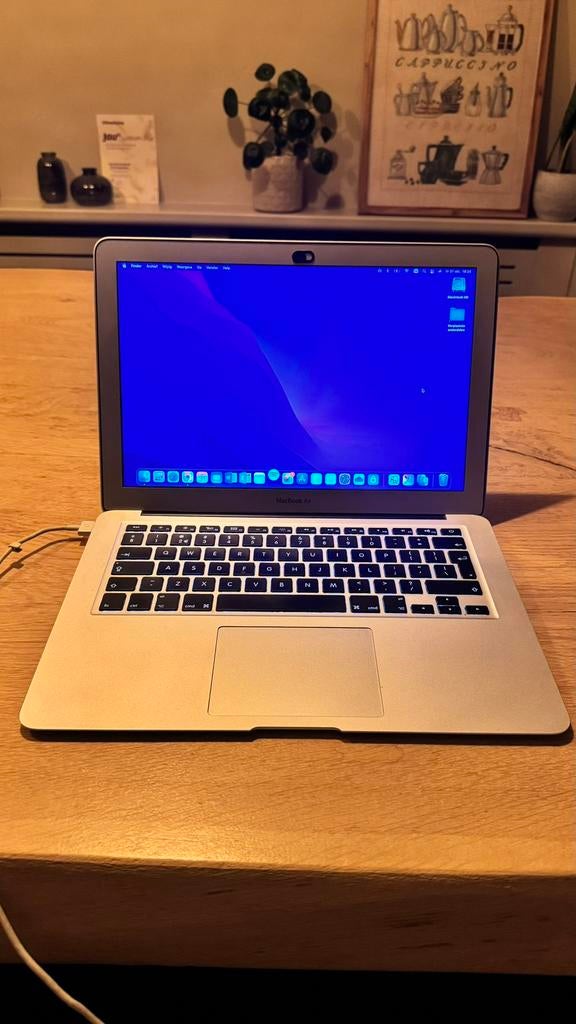 Macbook Air 13 inch - 2015 versie, Computers en Software, Apple Macbooks, Ophalen, Gebruikt, Qwerty, 8 GB