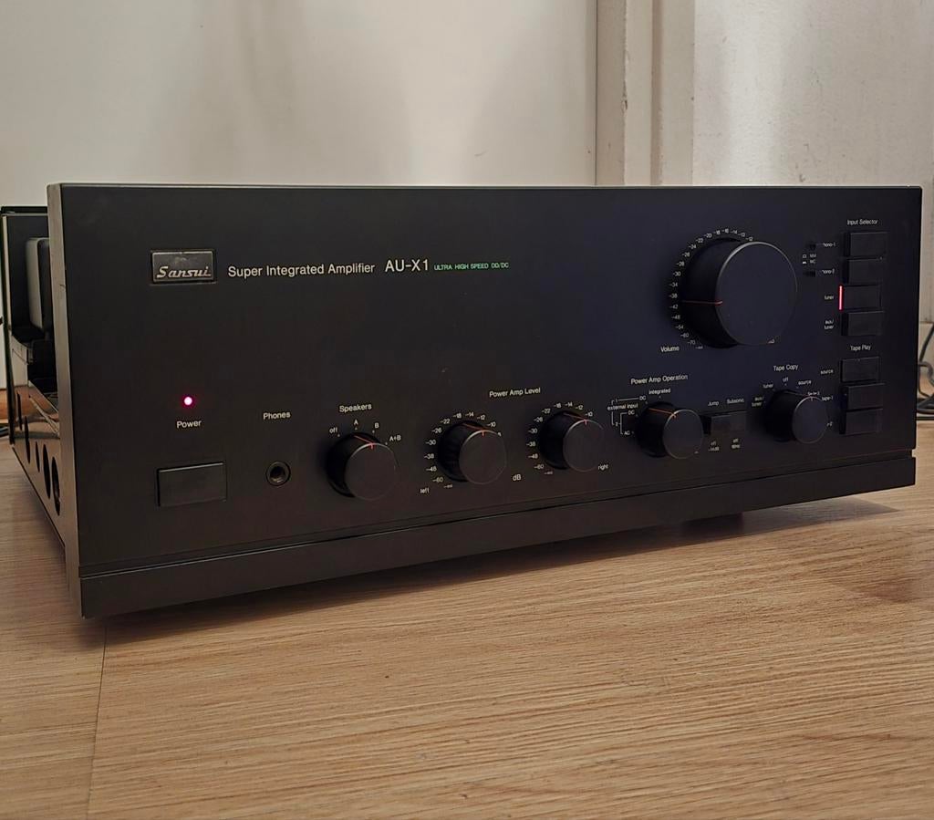 Sansui AU-X1 Geïntegreerde Versterker - Topklasse!, Gebruikt, 120 watt of meer, Stereo, Ophalen
