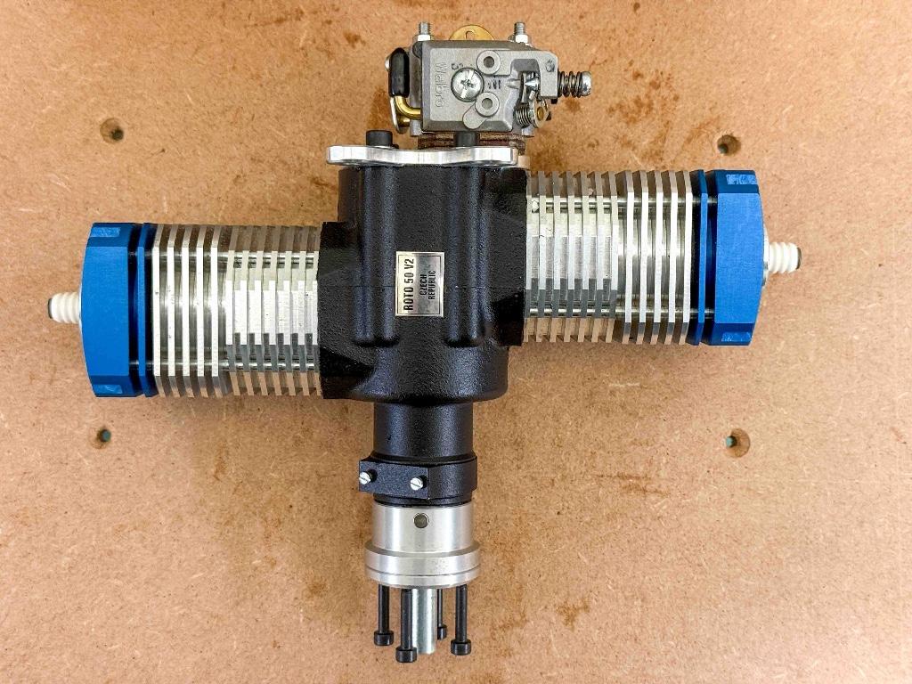 Rotomotor 50 V2 (met uitlaten), Ophalen of Verzenden, Nieuw, Benzine