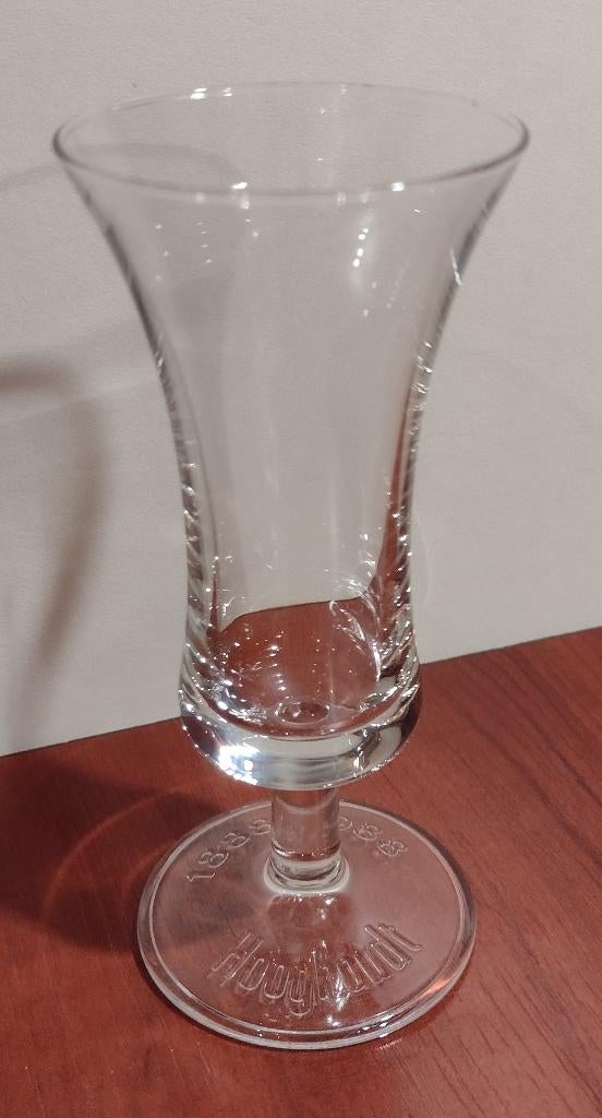Vintage Hooghoudt 100 Jaar 1888-1988 Borrelglaasje 4,5cl.(C), Ophalen of Verzenden, Gebruikt, Borrel- of Shotglas