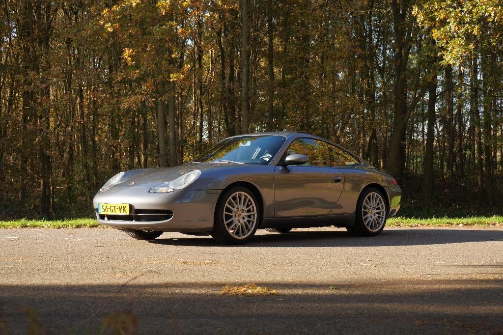 Porsche 911 3.4 Carrera 4 Coupe 2001 Tiptronic Schuifdak, Automaat, Zwart, 4 stoelen, Leder