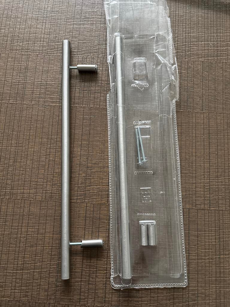 IKEA Handgreep 34,5cm (2 stuks) roestvrijstaal, Ophalen, Minder dan 50 cm, Nieuw, Minder dan 100 cm