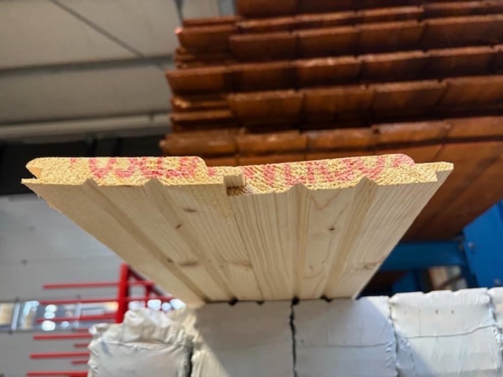 vuren rabatplanken 19mm dik en 11 cm breed lengte 5.40 mtr, Ophalen, Minder dan 25 mm, Nieuw, Plank