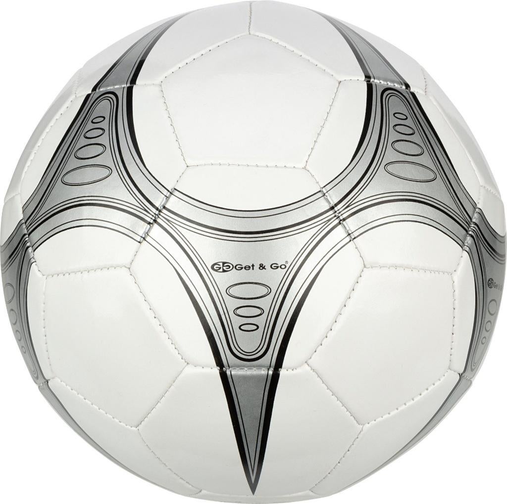 Voetbal kunstleder – Warp Speeder - Wit-Zilver, Sport en Fitness, Voetbal, Maat M, Ophalen of Verzenden, Nieuw, Bal