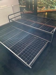 onderschuifbed niet gebruikt, Ophalen, 90 cm, Eenpersoons, Zwart
