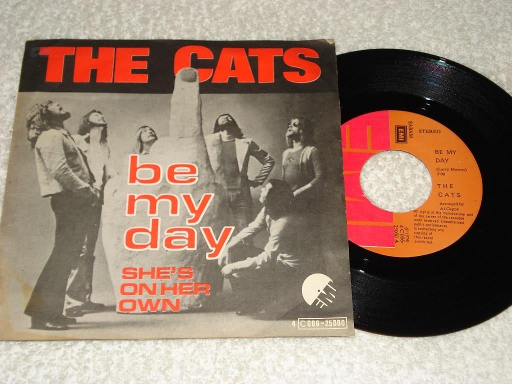 The Cats    Be My Day   Belgie    Orgineel, Cd's en Dvd's, Vinyl Singles, Ophalen of Verzenden, Zo goed als nieuw, Pop