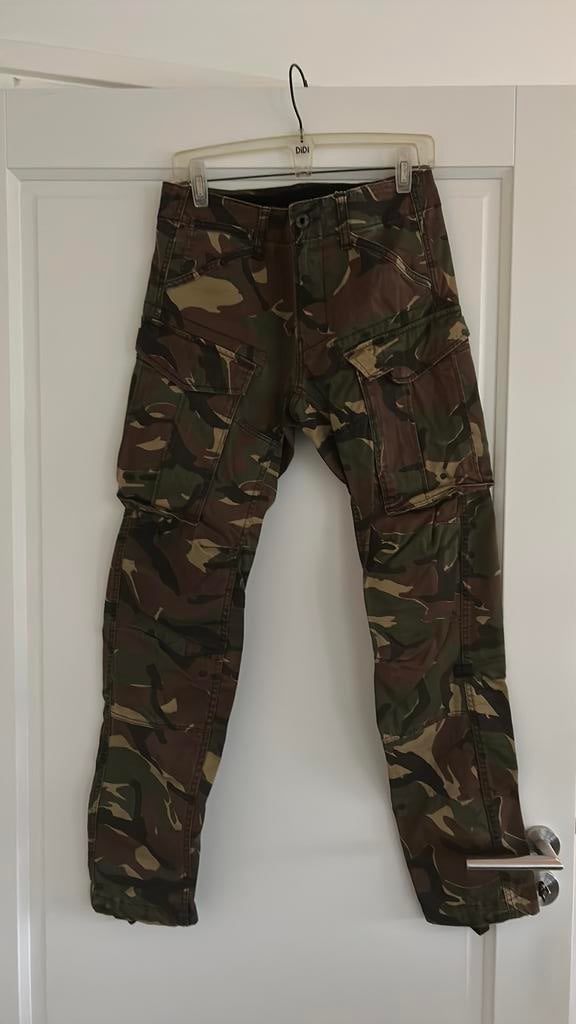 GStar Raw heren legerbroek W28-L34, Ophalen of Verzenden, Zo goed als nieuw, Overige maten, Overige kleuren