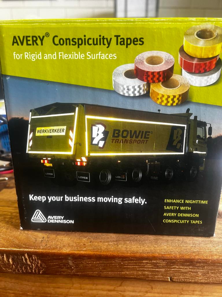 Avery Reflecterende Tape - 50 Meter Rol - Nieuwstaat, Ophalen of Verzenden