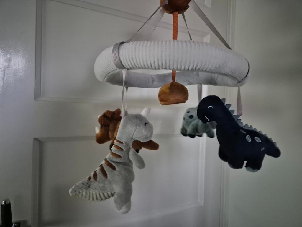 Muziekmobiel Dino Midgreen - Hanger, Ophalen of Verzenden, Zo goed als nieuw, Mobiel, Met geluid