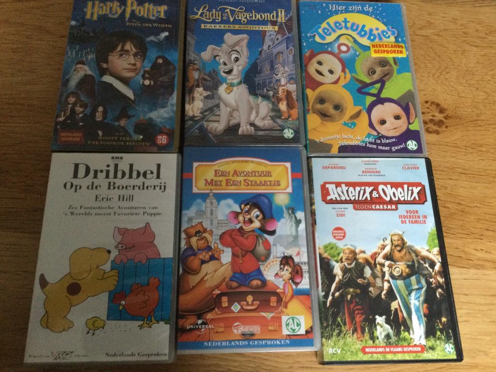 Diverse video banden, Cd's en Dvd's, VHS | Kinderen en Jeugd, Alle leeftijden, Ophalen of Verzenden, Zo goed als nieuw, Overige typen