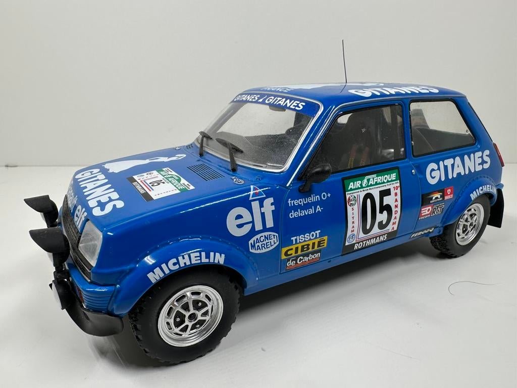 RENAULT 5 ALPINE FREQUELIN RALLY IVOORKUST 1978 ALTAYA-IXO, Ophalen of Verzenden, Zo goed als nieuw, Auto, Overige merken