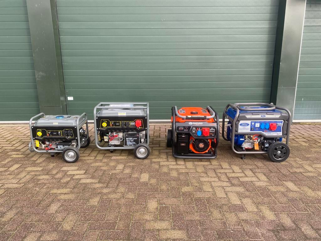 Diverse generatoren te koop! nood aggregaten, Ophalen of Verzenden, Nieuw, Minder dan 5 kVA, Benzine