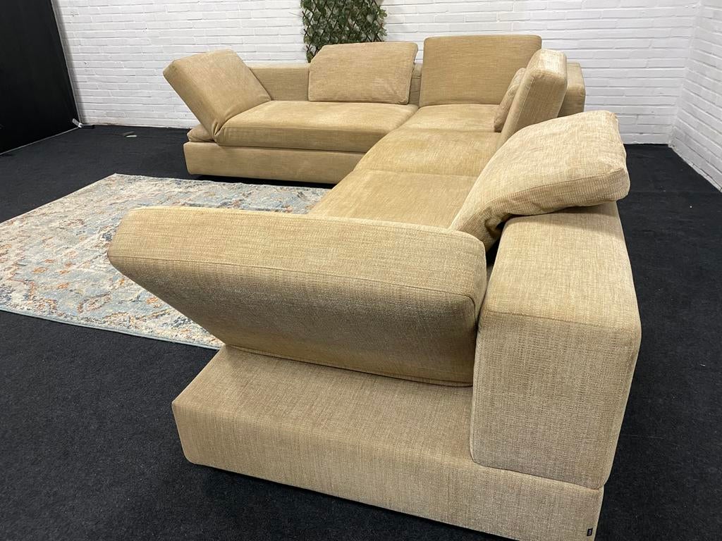 Cor Kaja design hoekbank - Gratis Levering, Gebruikt, Ophalen of Verzenden, Vierpersoons of meer, Stof