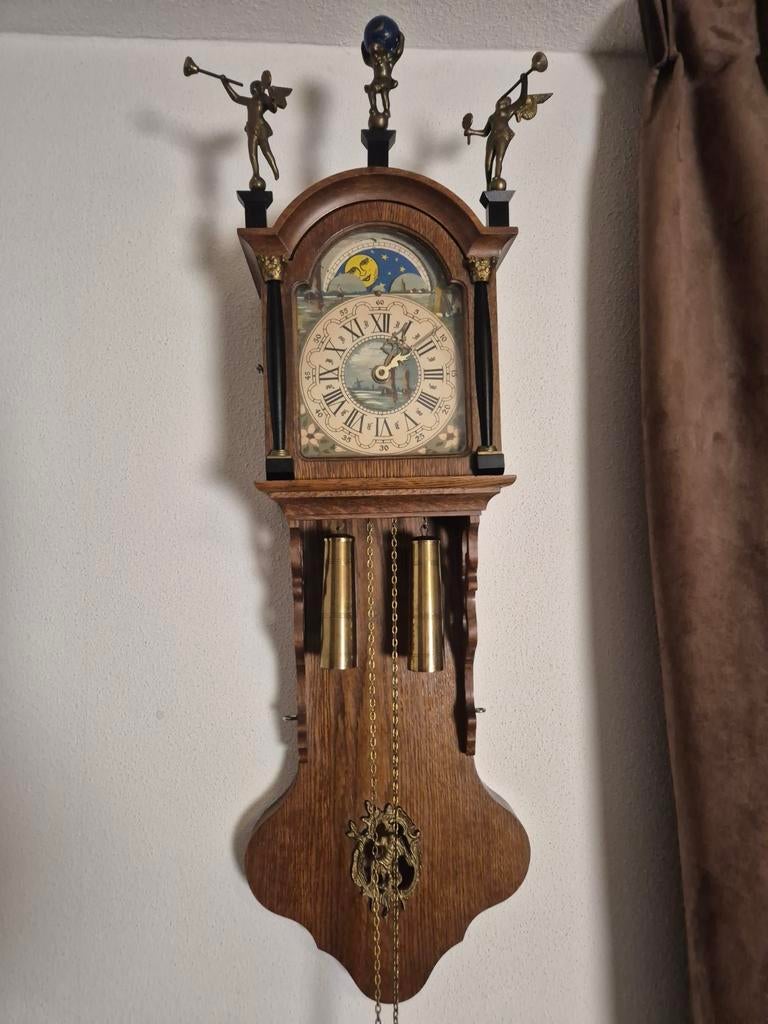 Antieke / Vintage friese staartklok, Antiek en Kunst, Ophalen of Verzenden