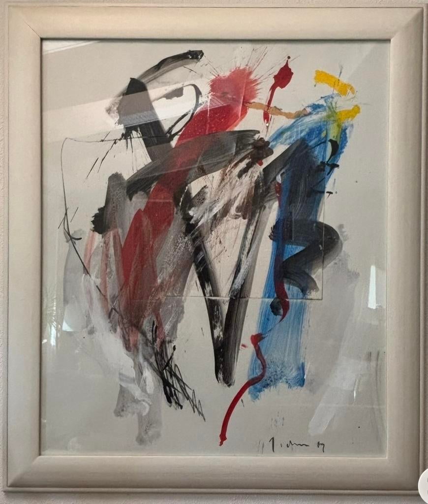 Schilderij Hans Jochem Bakker met lijst, Antiek en Kunst, Ophalen