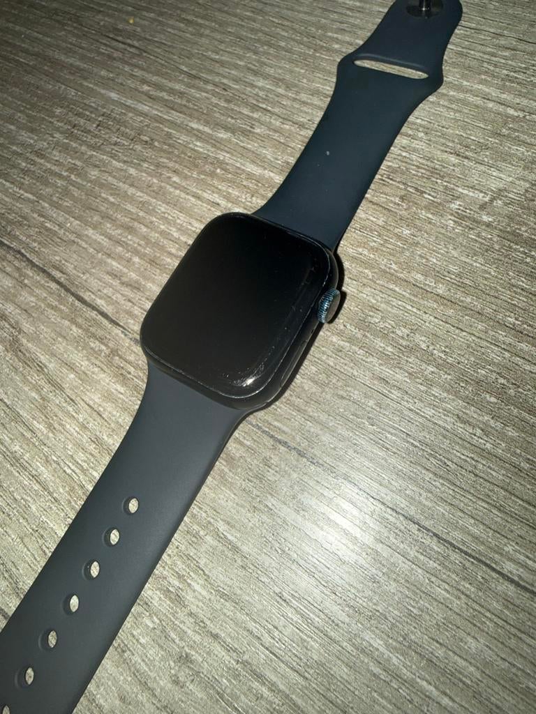 Apple Watch met Gebruikerssporen, Gebruikt, Hartslag, Zwart, IOS
