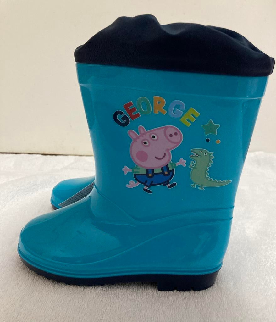Nieuwe peppa pig regenlaarzen blauw maat 29/30, Nieuw, Ophalen of Verzenden, Laarzen, Jongen