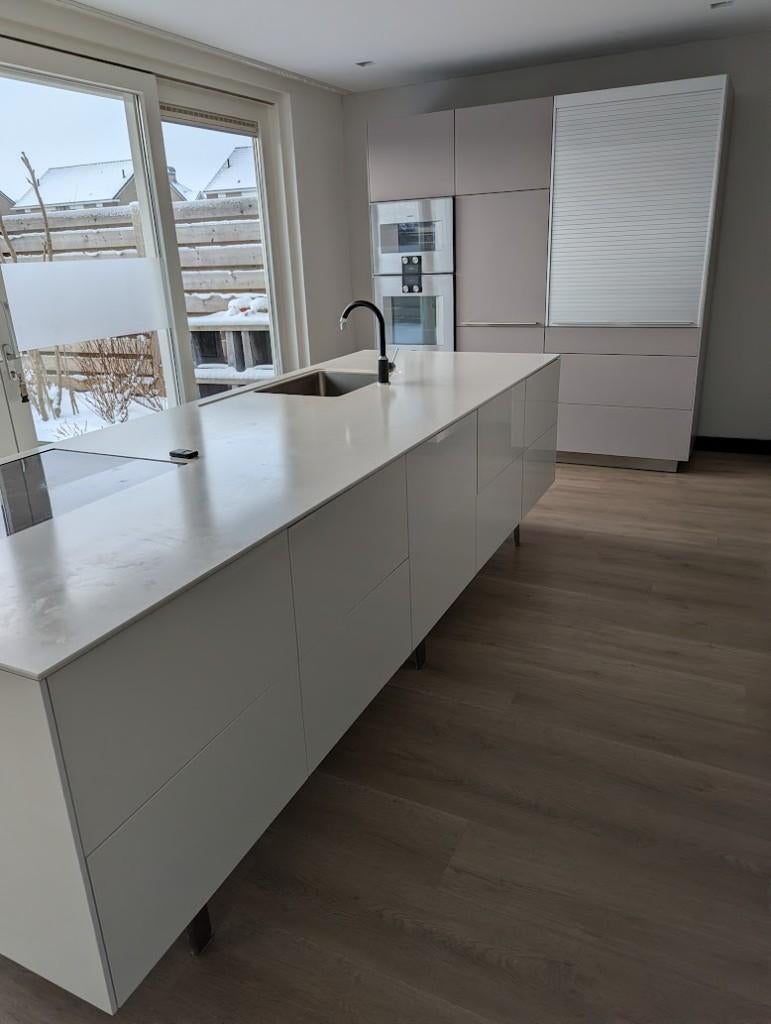 Royale Bulthaup B3 eiland-keuken, Gebruikt, Wit, Ophalen of Verzenden, Composiet