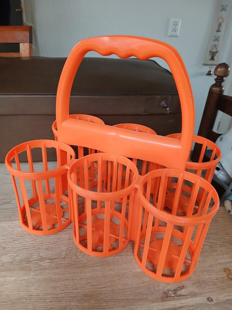Vintage flessenrek flessen drager druiprek citruspers, Ophalen, Minder dan 50 cm, Minder dan 5 flessen