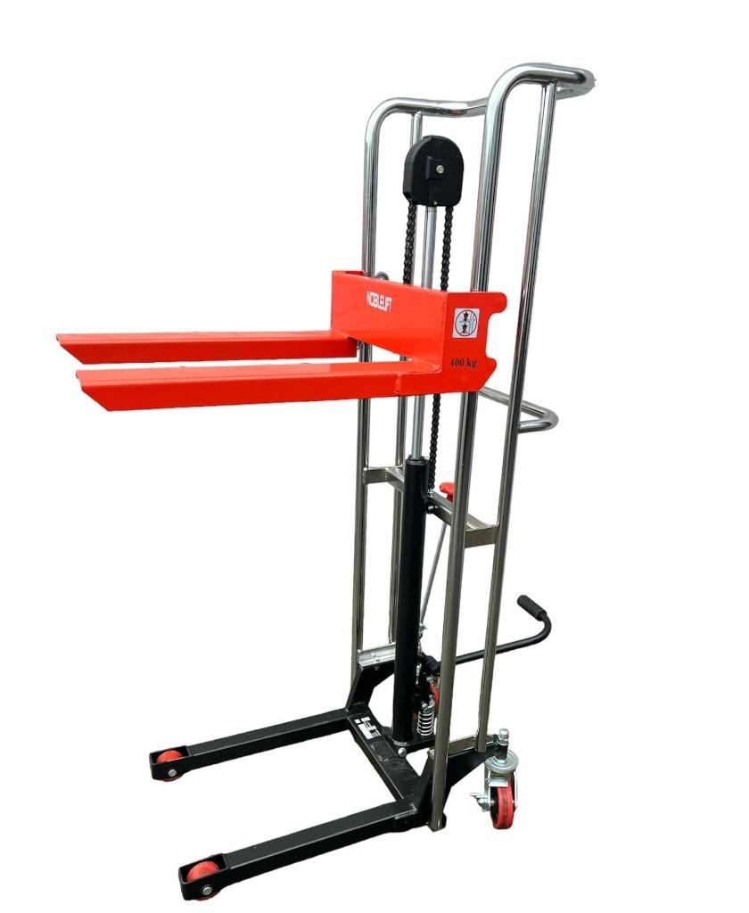 stapelaar palletheffer  handmatig 400KG nieuw, Ophalen, Nieuw