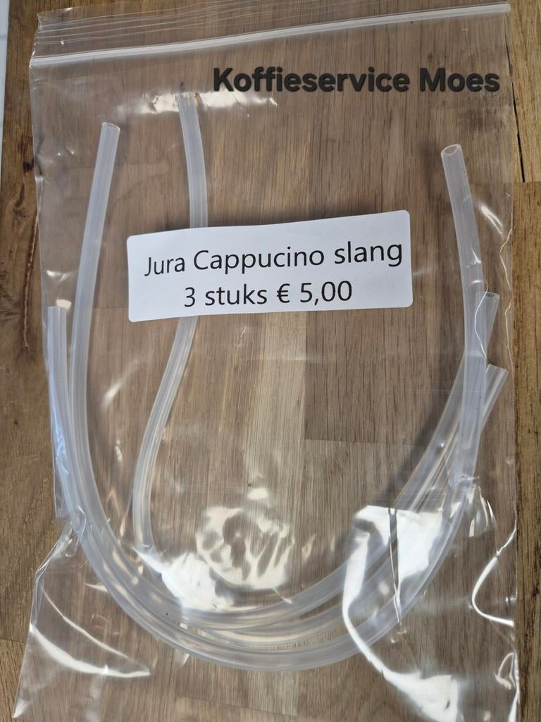 Cappucino slangetjes 3 stuks €5,-, Ophalen of Verzenden, Zo goed als nieuw, Koffiemachine