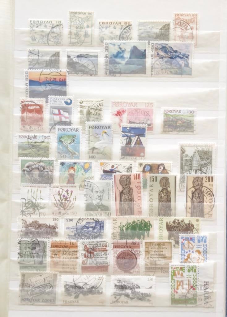 Faroer, 1975 - 2000, collectie gebruikt, Postzegels en Munten, Postzegels | Volle albums en Verzamelingen, Ophalen of Verzenden