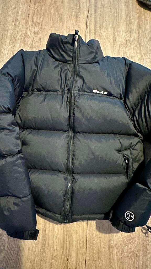 Olaf winterjas damesjas,  maat s, xiet er nog goed uit, Kleding | Dames, Ophalen of Verzenden, Gedragen, Maat 36 (S), Zwart