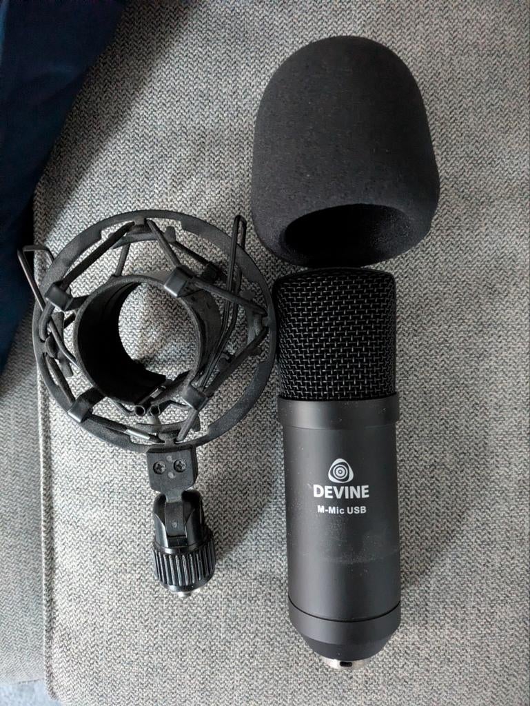 Devine USB Condensermicrofoon - Zo Goed Als Nieuw, Ophalen of Verzenden, Zo goed als nieuw, Studiomicrofoon
