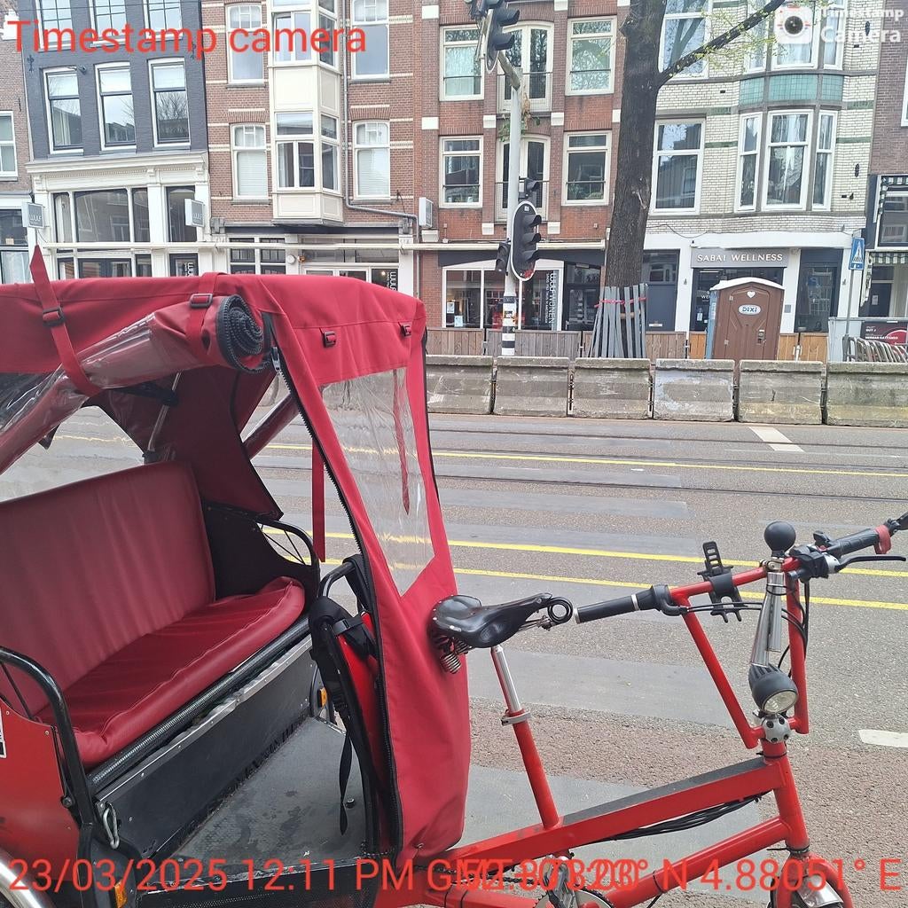 Elektrische Fietstaxi Rickshaw 1000W Maximus Cyclus – bakfie, Gebruikt, 3 kinderen, Elektrisch, Ophalen
