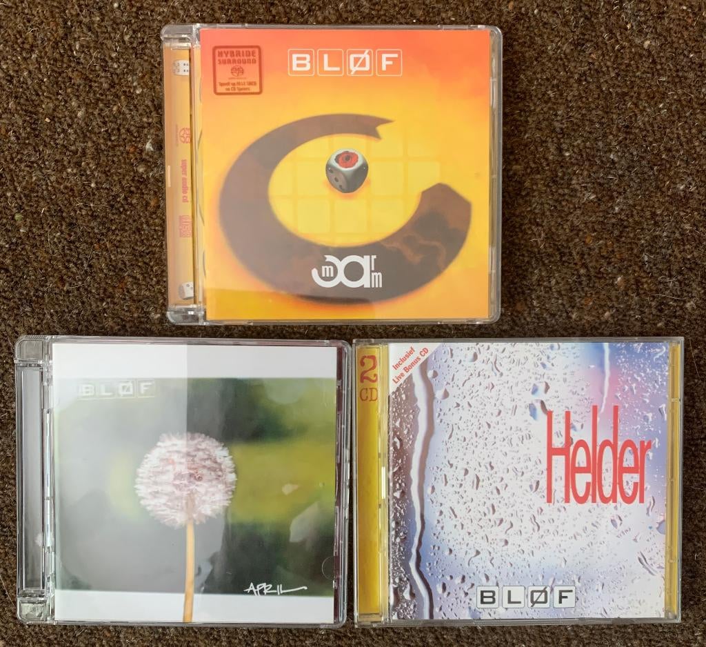 3x CD Bløf Bluf Blof voor 3 euro, Verzenden, Gebruikt, Levenslied of Smartlap