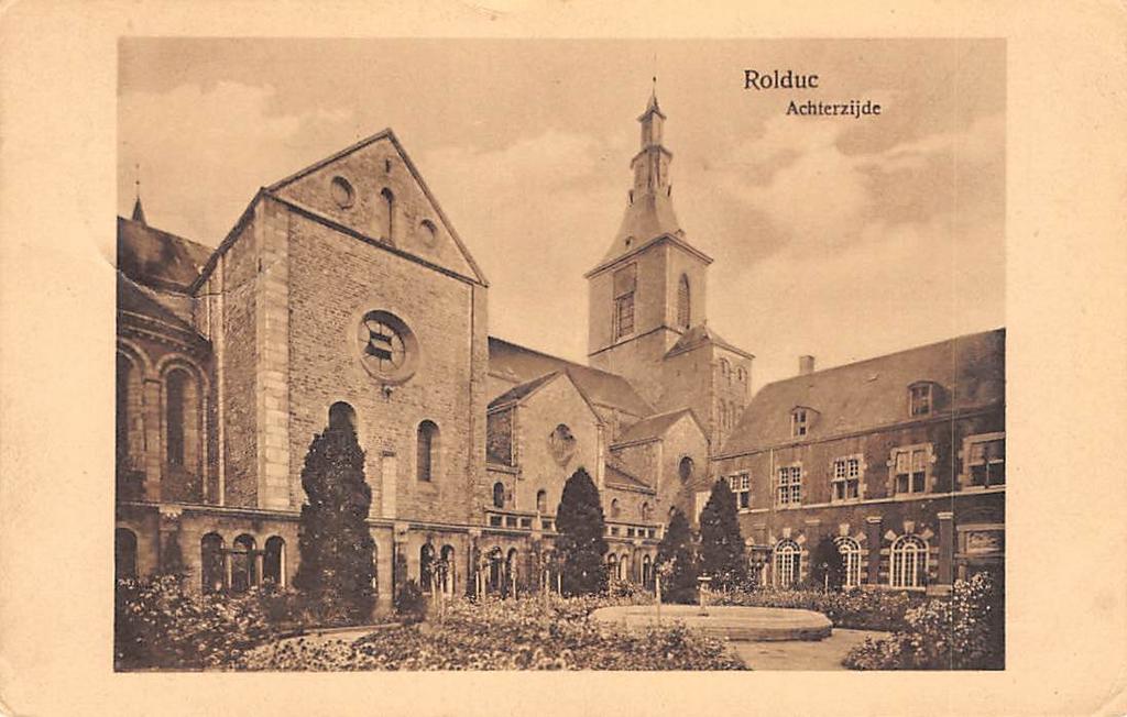 Rolduc Achterzijde - 1942 Kerkrade, Ophalen of Verzenden, 1940 tot 1960, Gelopen, Limburg