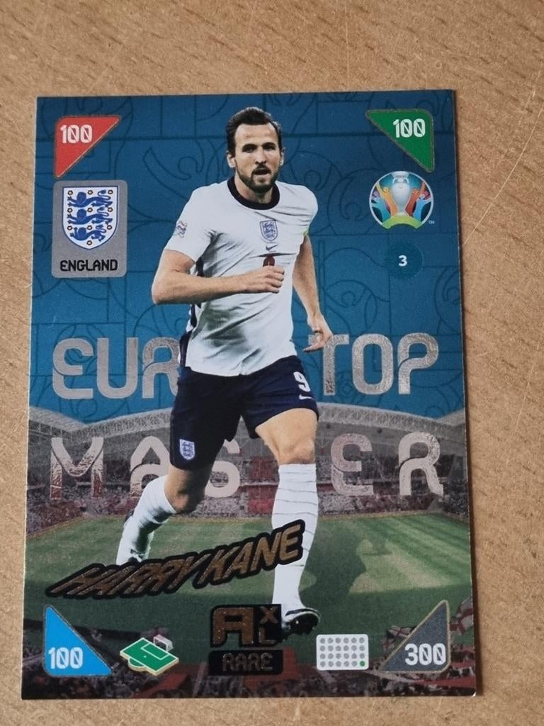 Panini Adrenalyn xl Euro 2020 Top Master Harry Kane, Hobby en Vrije tijd, Stickers en Plaatjes, Ophalen of Verzenden, Zo goed als nieuw