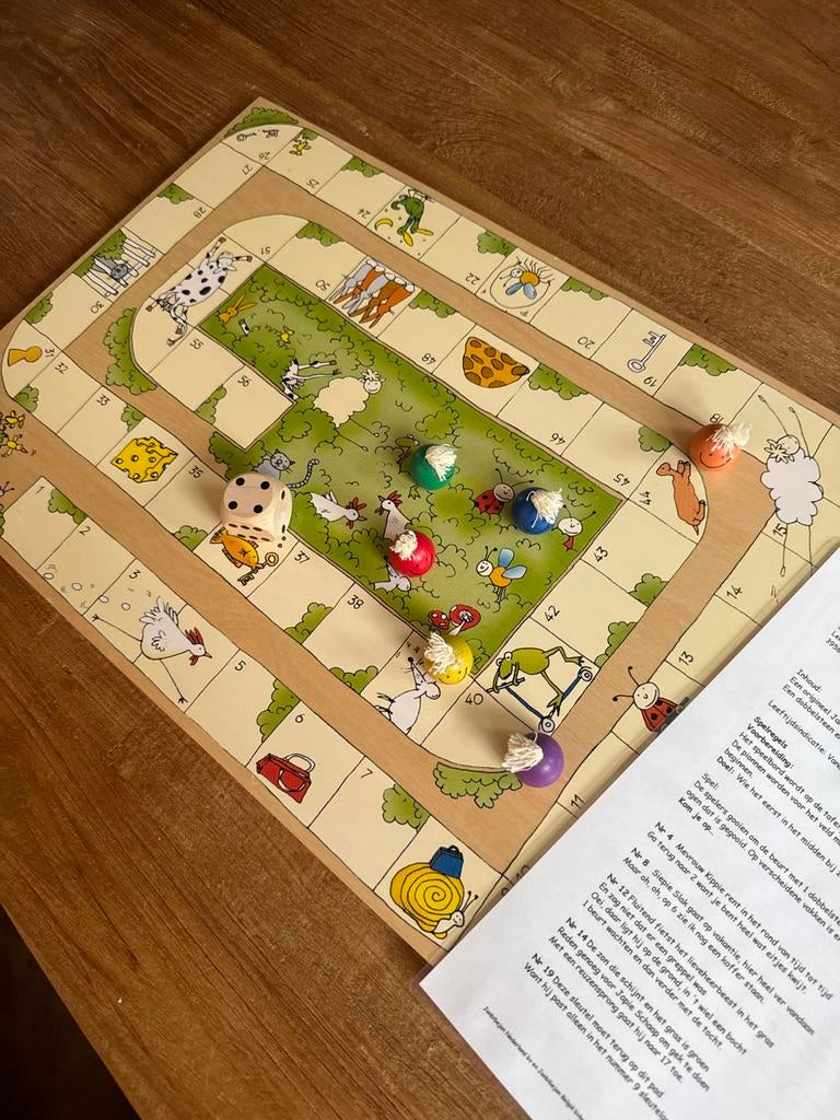 Janbibejans Beestenboel - In Top Staat!, Hobby en Vrije tijd, Gezelschapsspellen | Bordspellen, Vijf spelers of meer, Ophalen of Verzenden