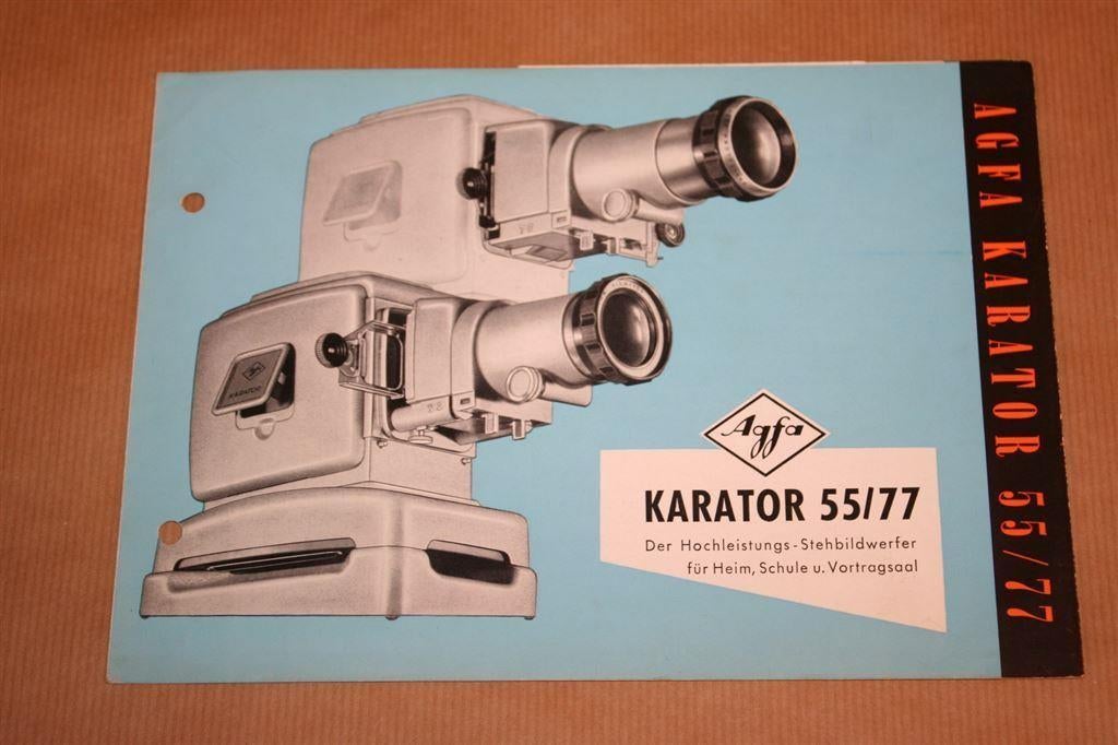 Zeldzame reclame-uitgave - Agfa Karator 55/77 - 1960 !!, Ophalen of Verzenden, 1940 tot 1960, Overige typen